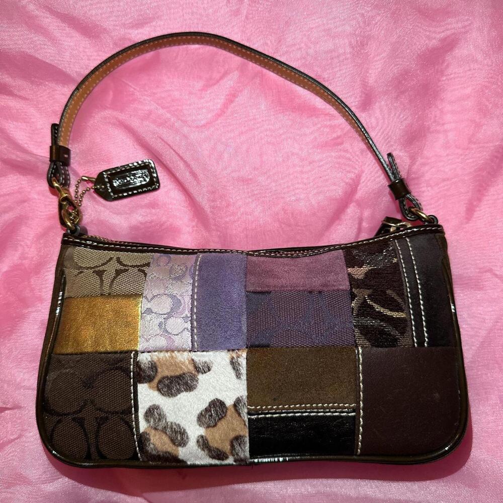 Coach Patchwork Leather shoulder Bag